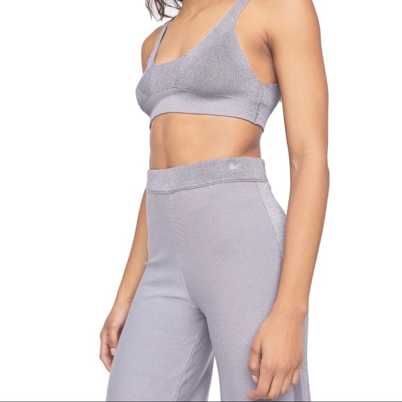 Free People cropped tank and pant set in lilac - Picture 6 of 9